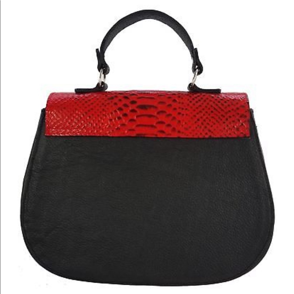 Gimoni Chloe Red Python Bag